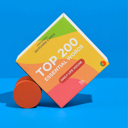 200 WORDS Matching Flashcards – Physical Card Set